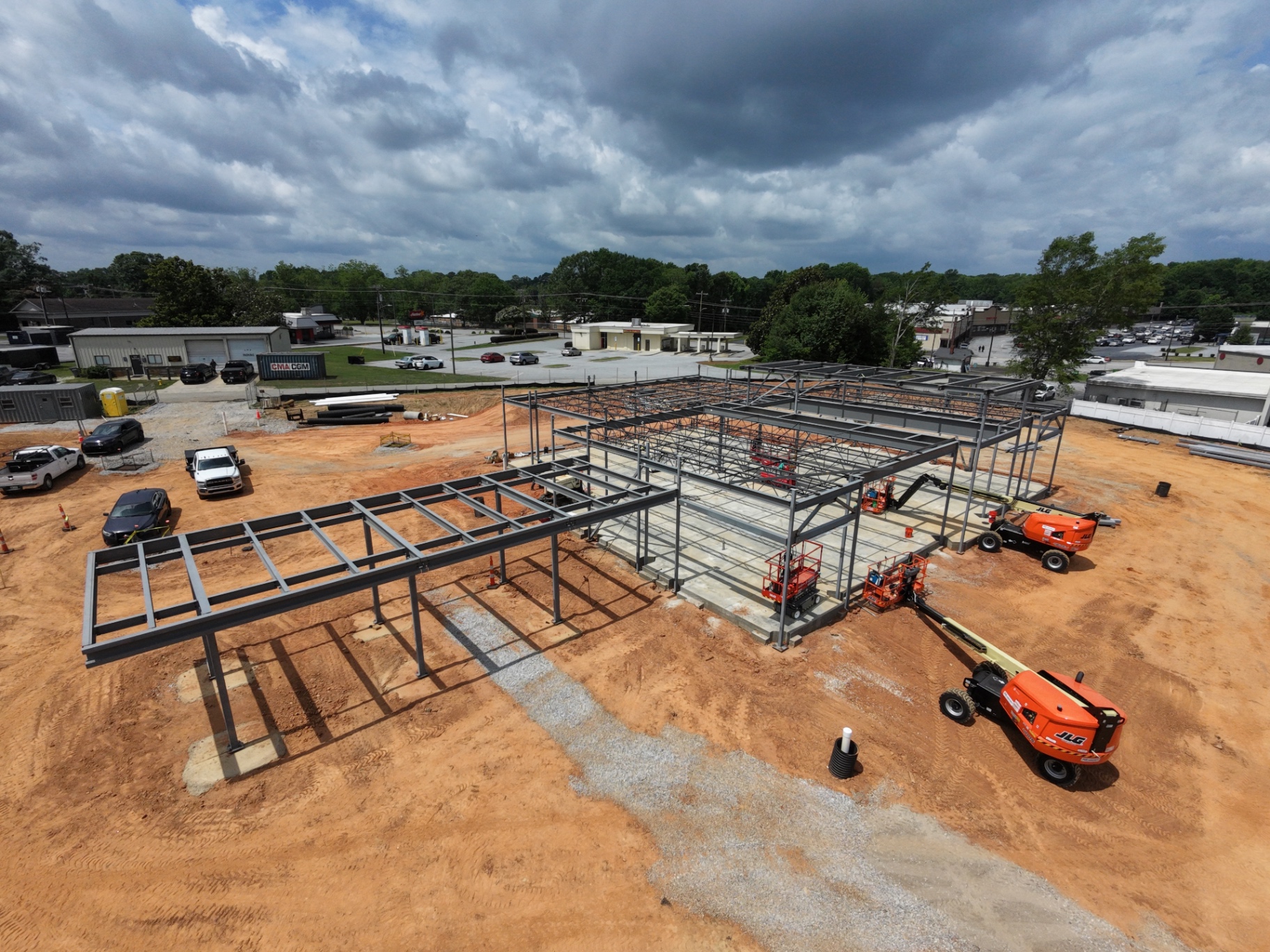 Steel Fabricators LLC Raises the Steel on Greenville Federal Credit Union Expansion